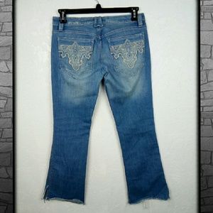 Antik denim raw hem light wash denim size 29